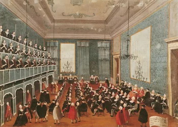 Concert Given by the Girls of the Hospital Music Societies in the Procuratie, Venice